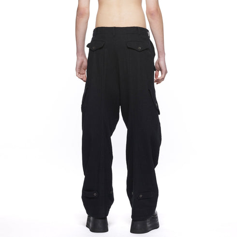 JULIUS 917PAM7 Black / Tourer Wide Pants